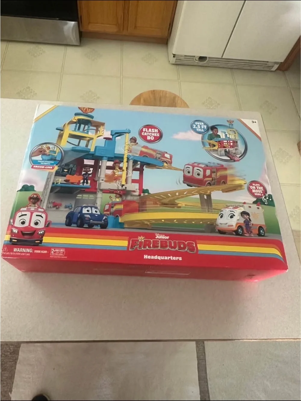 Spin Master Disney Junior Firebuds Firetruck Headquarters Playset New In Box